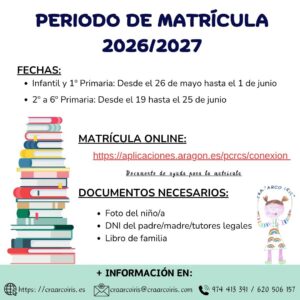 MATRÍCULA 2026/2027