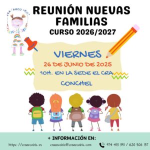 Reunión nuevas familias 2026/2027